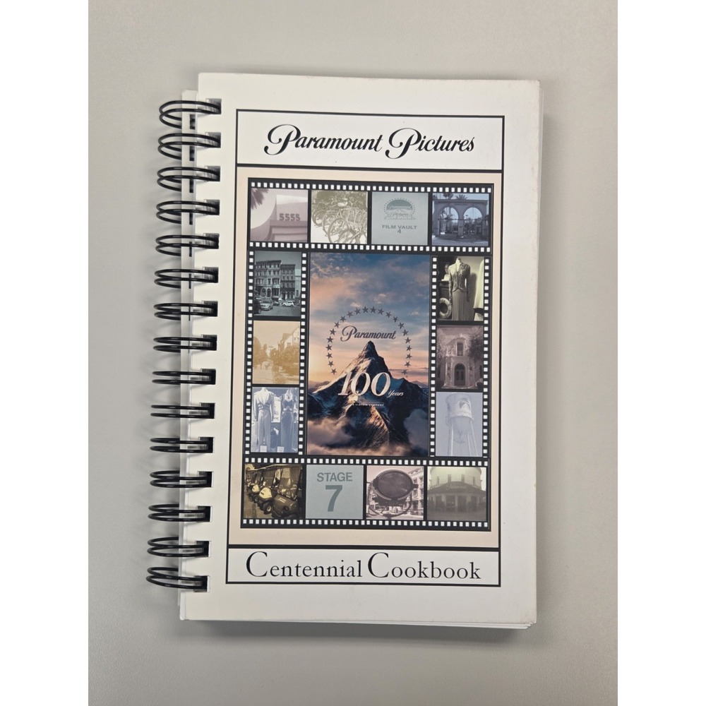 Paramount Pictures Centennial Cookbook RARE! 2012 Employees